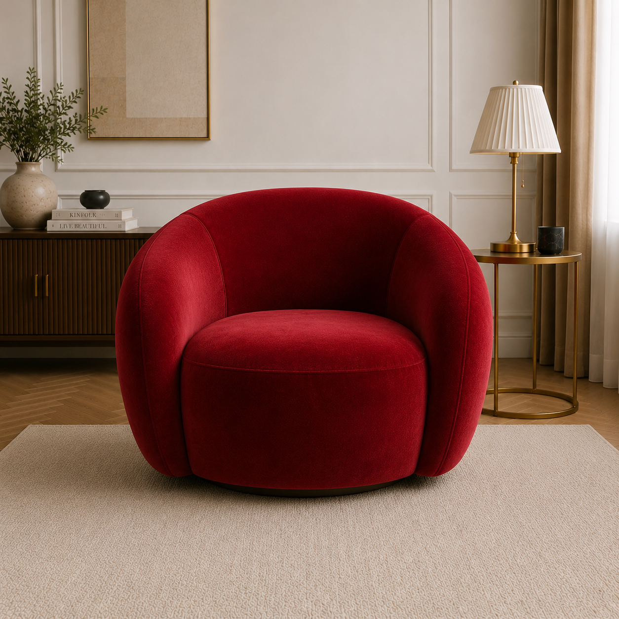 Fotel „Velvet Nest”