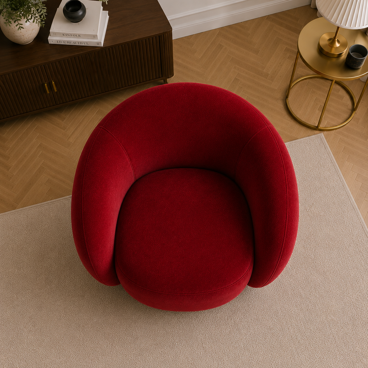Fotel „Velvet Nest” - obrazek 3